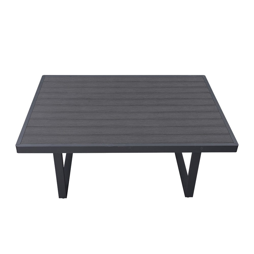 Hamburg Outdoor Modular Steel 4-Seater Garden Patio Sofa Set With Coffee Table