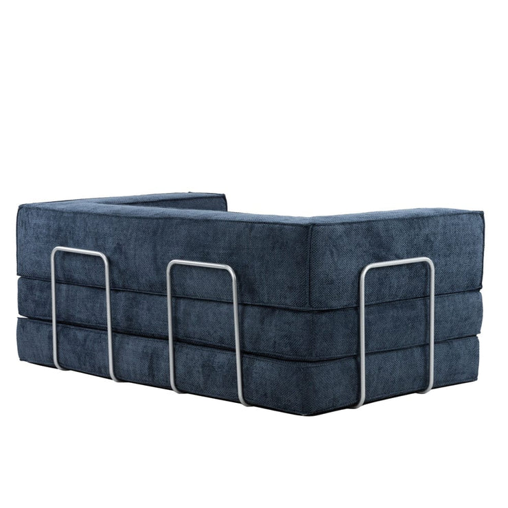Hugspacee Velvet Compressed Daybed Upholstered Lounge Sofa