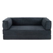Hugspacee Corduroy Compressed Daybed Upholstered Lounge Sofa