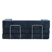 Hugspacee Velvet Compressed Daybed Upholstered Lounge Sofa
