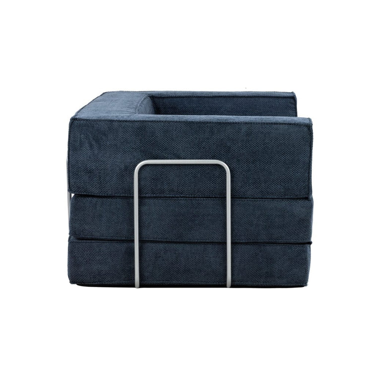 Hugspacee Velvet Compressed Daybed Upholstered Lounge Sofa