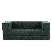 Hugspacee Velvet Compressed Daybed Upholstered Lounge Sofa