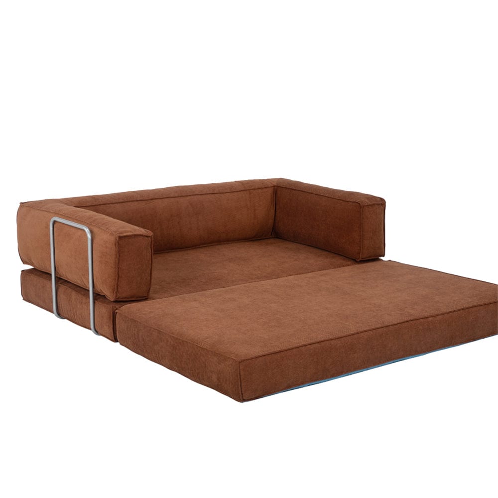 Hugspacee Corduroy Compressed Daybed Upholstered Lounge Sofa