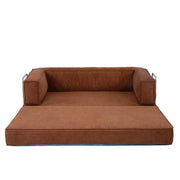 Hugspacee Corduroy Compressed Daybed Upholstered Lounge Sofa