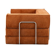 Hugspacee Velvet Compressed Daybed Upholstered Lounge Sofa