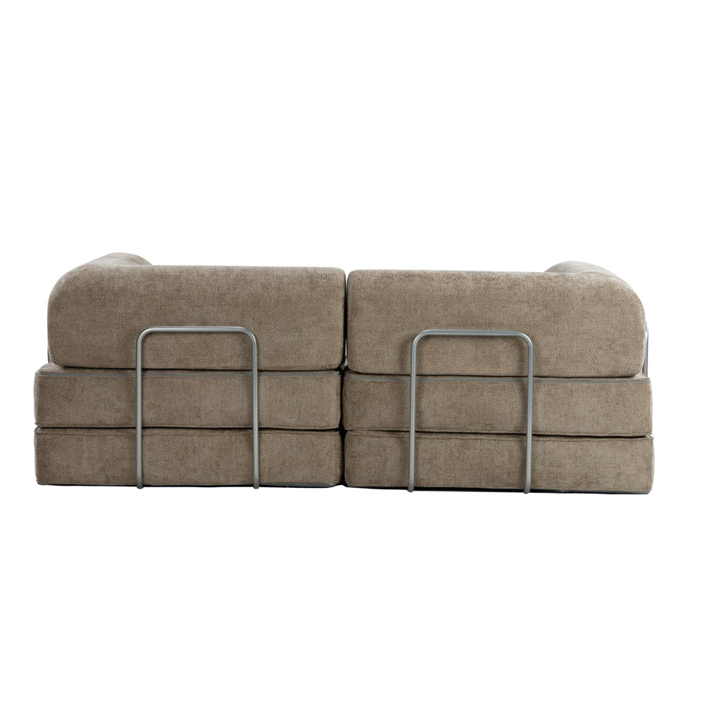 Hugspacee Velvet Compressed Daybed Large Lounge Sofa