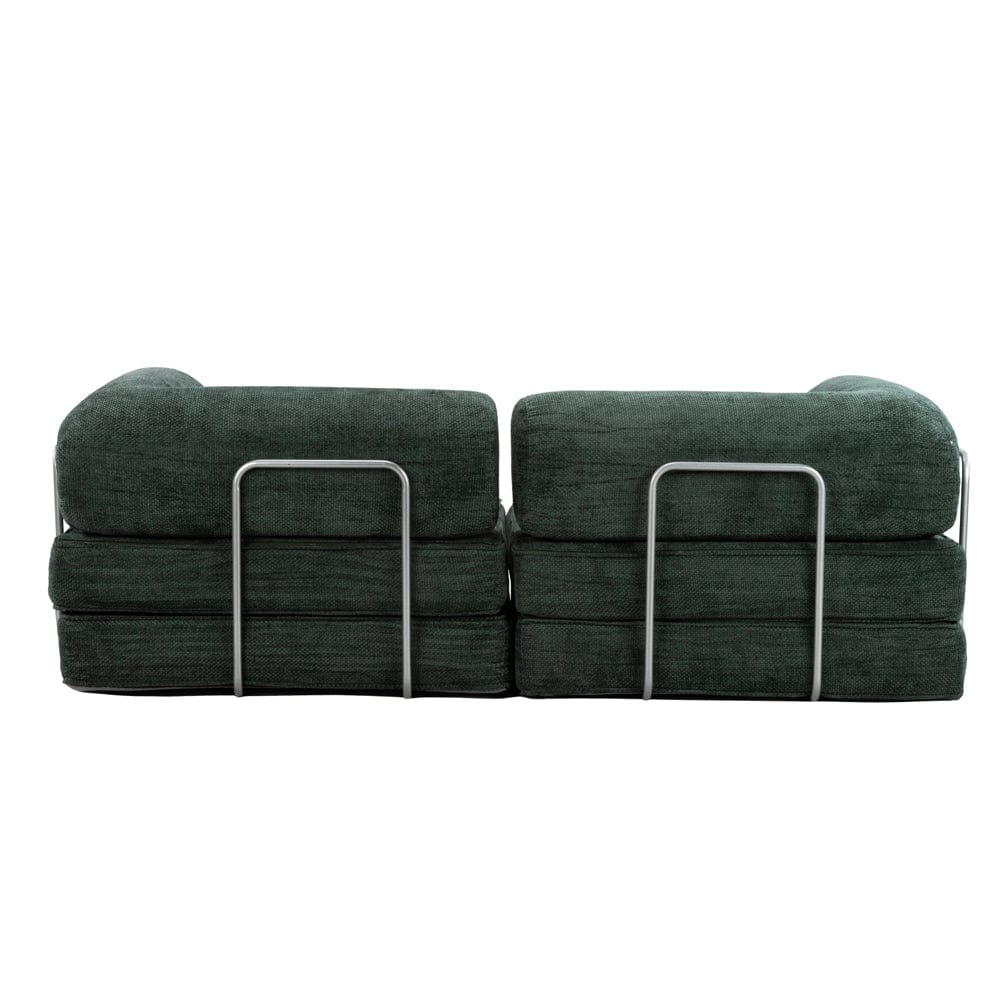Hugspacee Velvet Compressed Daybed Large Lounge Sofa