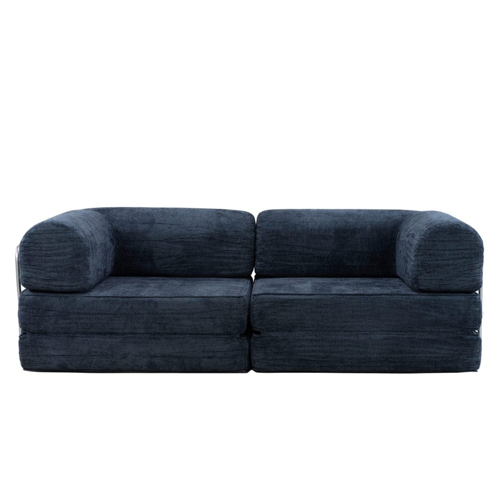 Hugspacee Velvet Compressed Daybed Large Lounge Sofa