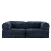 Hugspacee Velvet Compressed Daybed Large Lounge Sofa