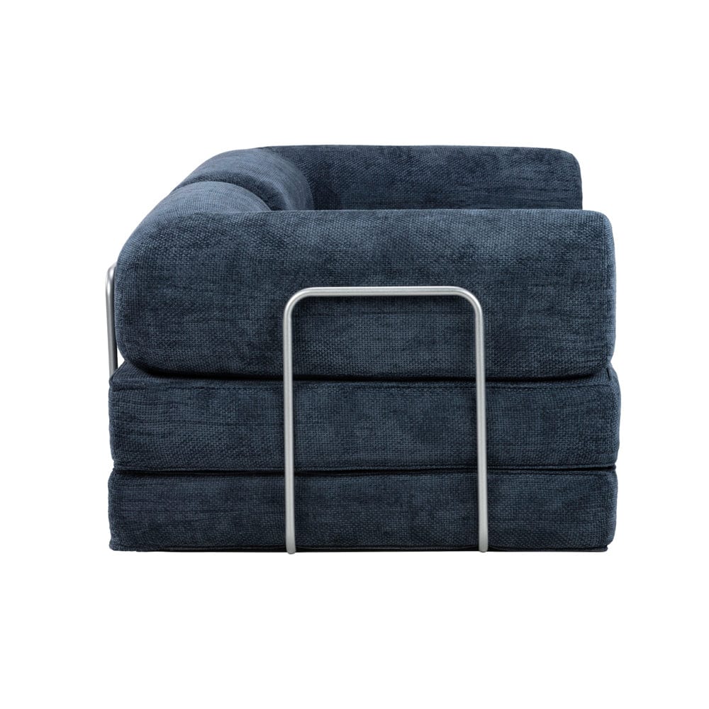 Hugspacee Velvet Compressed Daybed Large Lounge Sofa