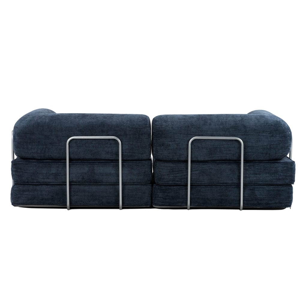Hugspacee Velvet Compressed Daybed Large Lounge Sofa