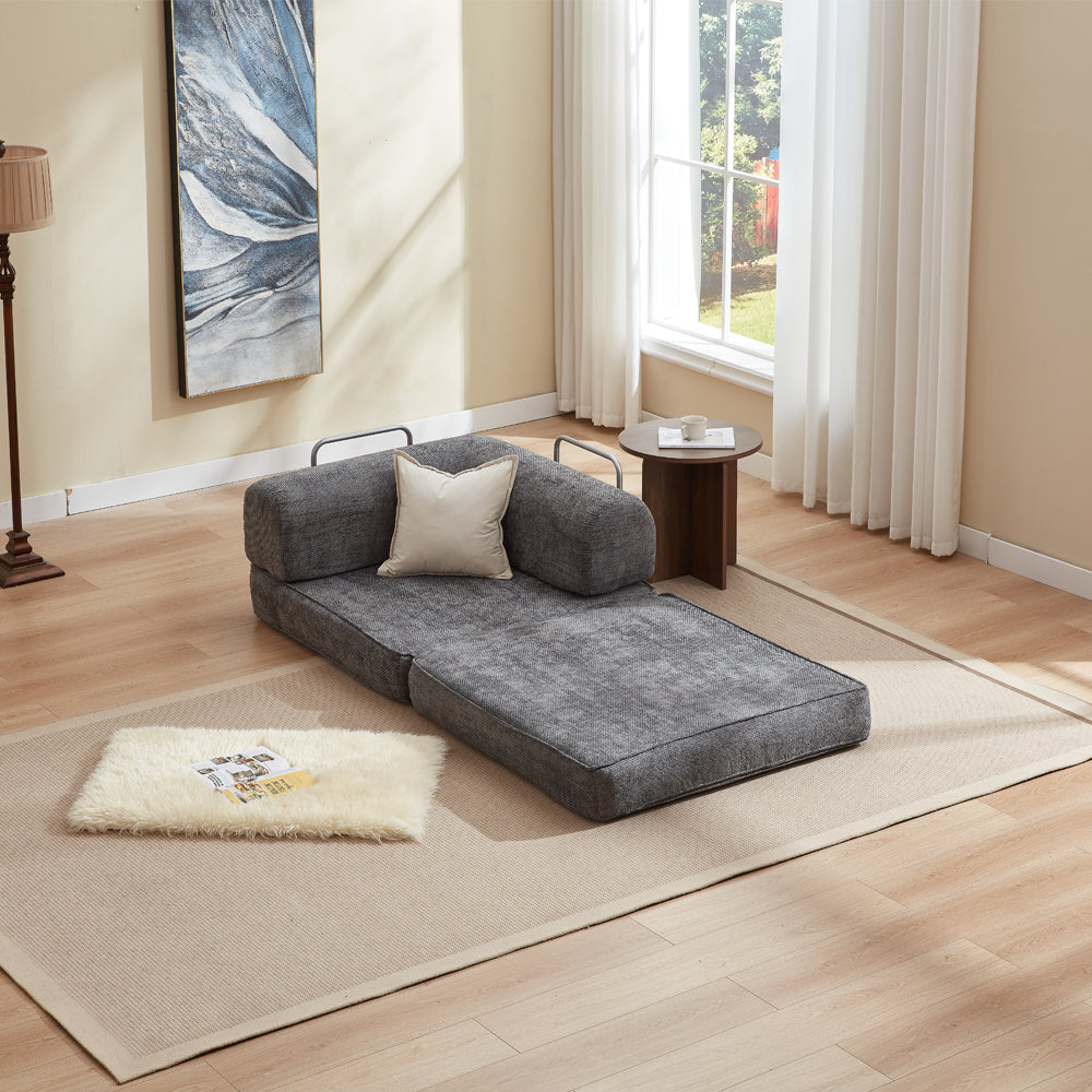 Hugspacee Velvet Compressed Daybed Large Lounge Sofa