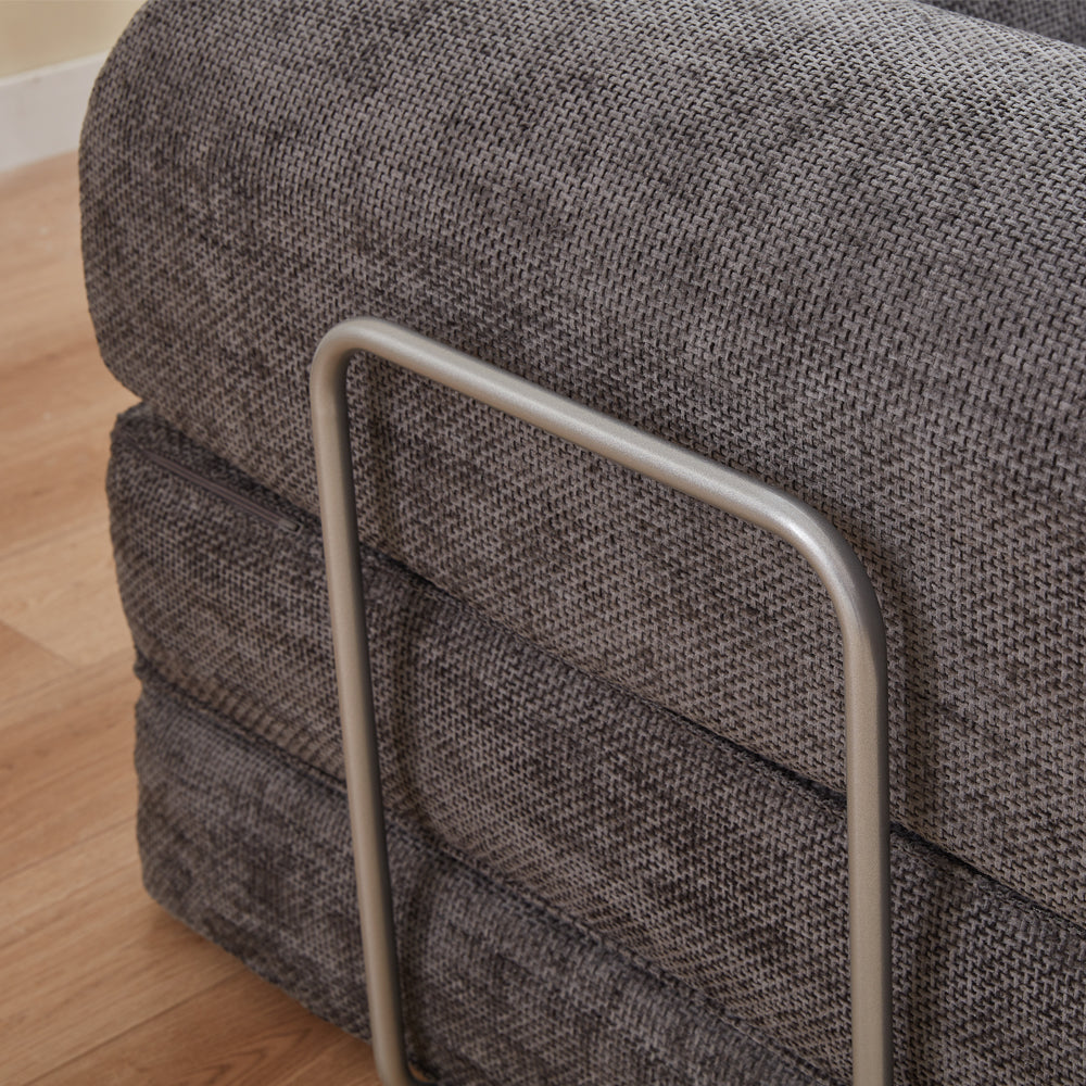 Hugspacee Velvet Compressed Daybed Large Lounge Sofa