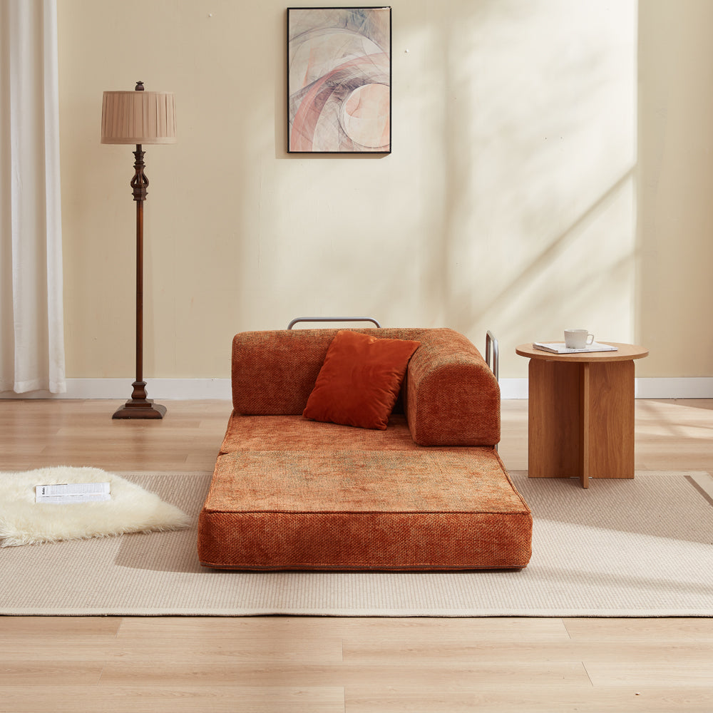 Hugspacee Velvet Compressed Daybed Large Lounge Sofa