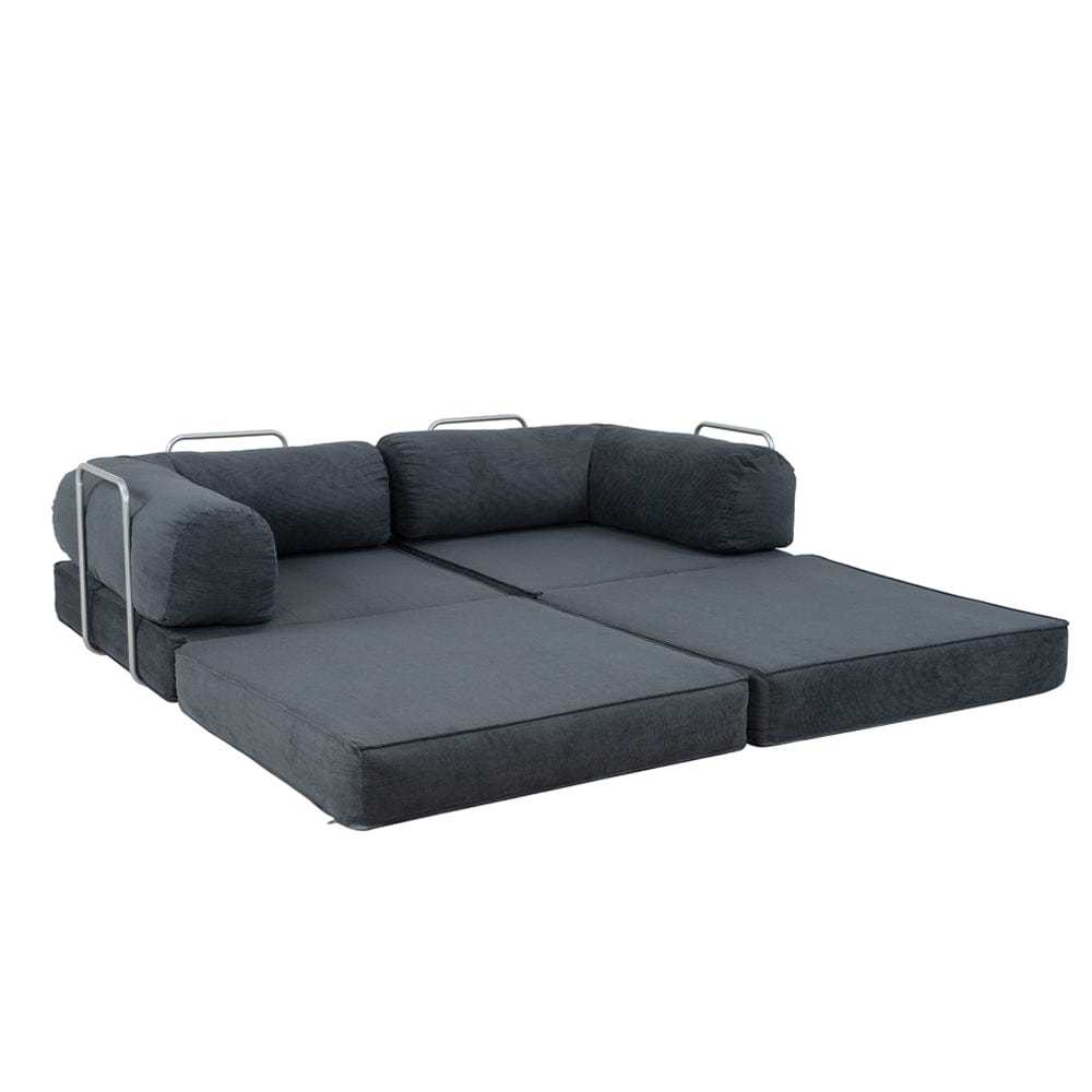 Hugspacee Corduroy Compressed Daybed Large Lounge Sofa