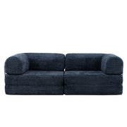 Hugspacee Velvet Compressed Daybed Large Lounge Sofa