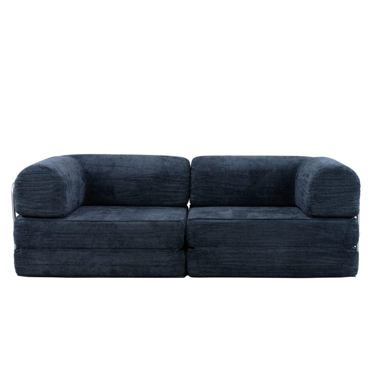Hugspacee Velvet Compressed Daybed Large Lounge Sofa