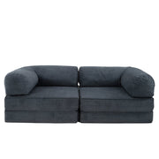 Hugspacee Corduroy Compressed Daybed Large Lounge Sofa