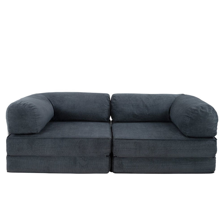 Hugspacee Corduroy Compressed Daybed Large Lounge Sofa