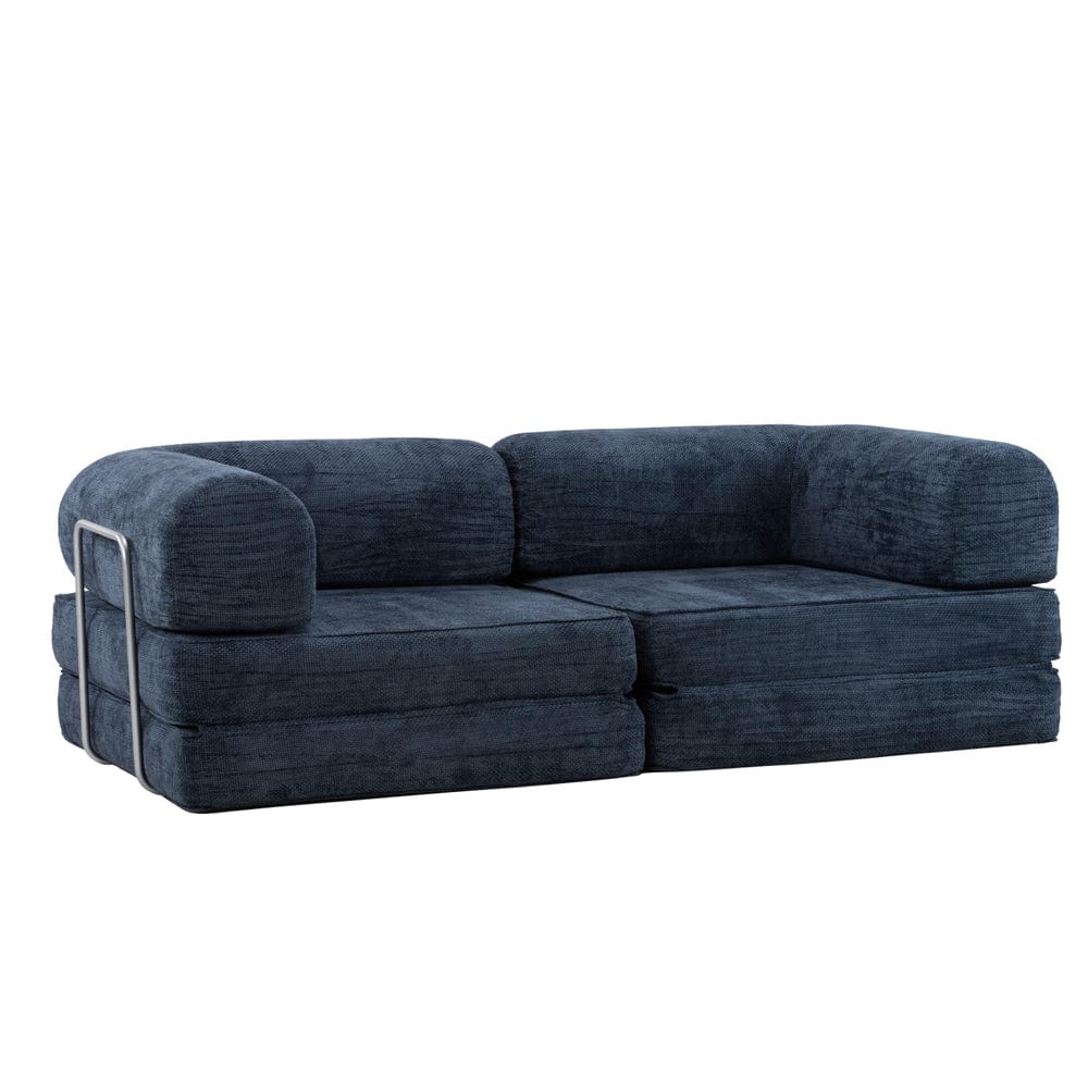 Hugspacee Velvet Compressed Daybed Large Lounge Sofa