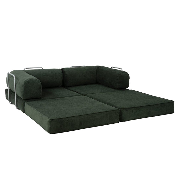 Hugspacee Corduroy Compressed Daybed Large Lounge Sofa
