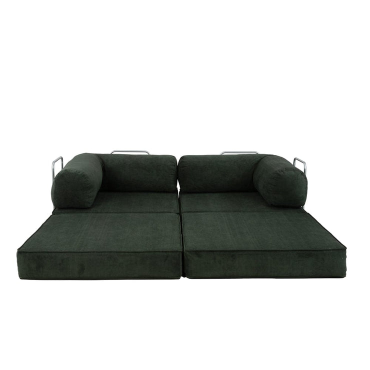 Hugspacee Corduroy Compressed Daybed Large Lounge Sofa