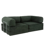 Hugspacee Corduroy Compressed Daybed Large Lounge Sofa