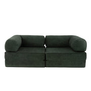 Hugspacee Corduroy Compressed Daybed Large Lounge Sofa