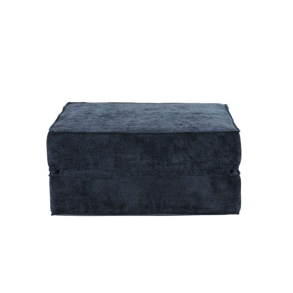 Hugspacee Velvet Corduroy Compressed Daybed Lounge Sofa Ottoman
