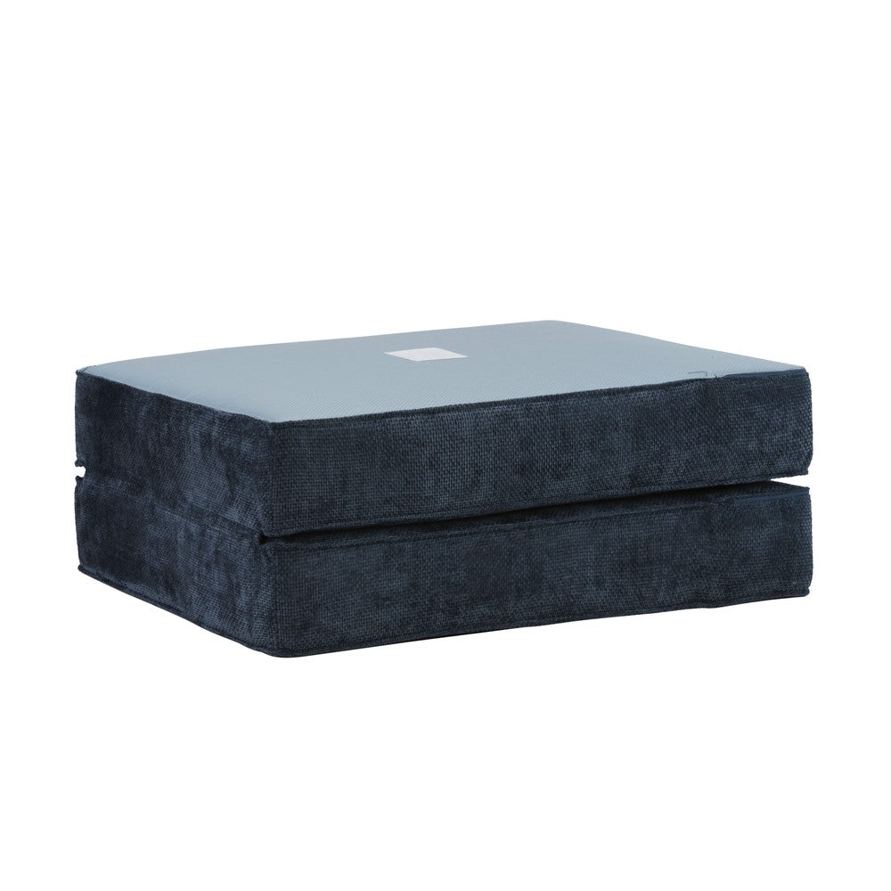 Hugspacee Velvet Corduroy Compressed Daybed Lounge Sofa Ottoman