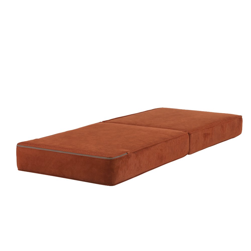 Hugspacee Velvet Corduroy Compressed Daybed Ottoman