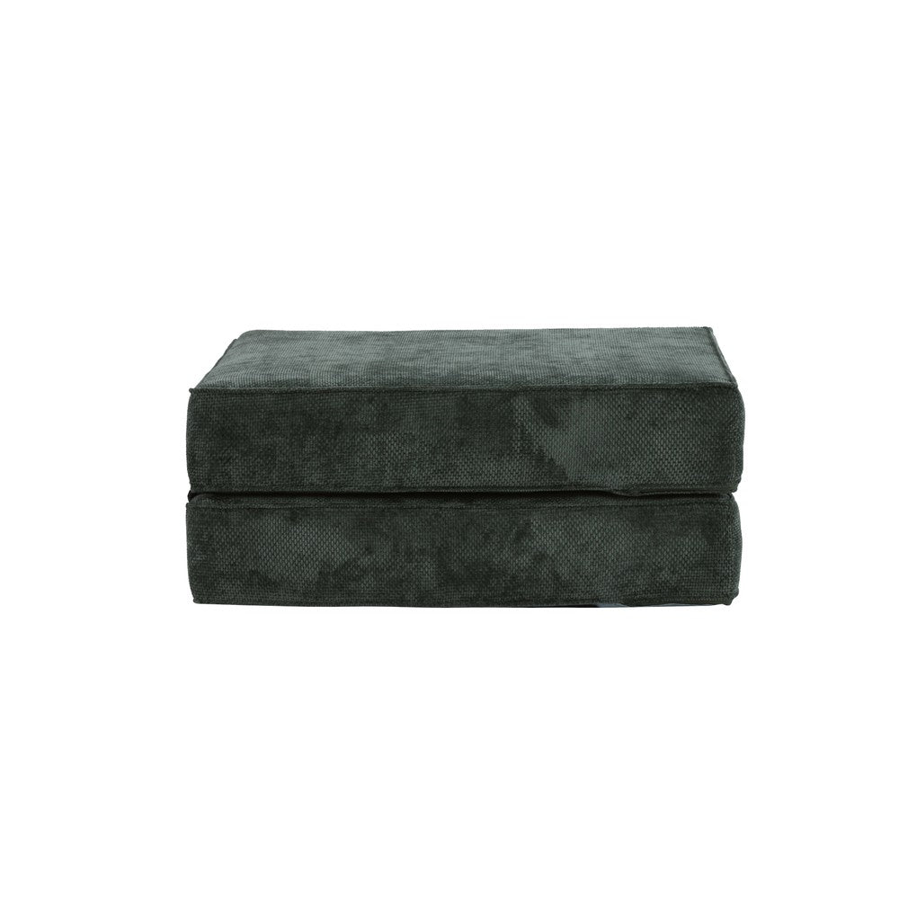 Hugspacee Velvet Corduroy Compressed Daybed Ottoman
