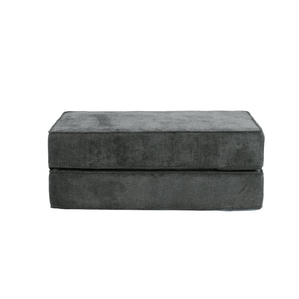Hugspacee Velvet Corduroy Compressed Daybed Ottoman