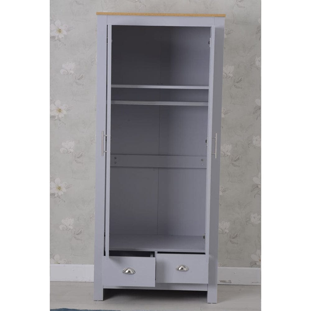Heritage 2 Door 2 Drawer Wardrobe