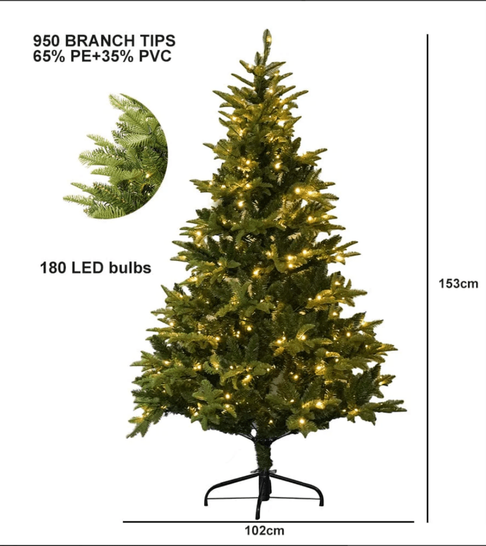 Free 5FT Pre-Lit Xmas Tree If you Spend Over £500