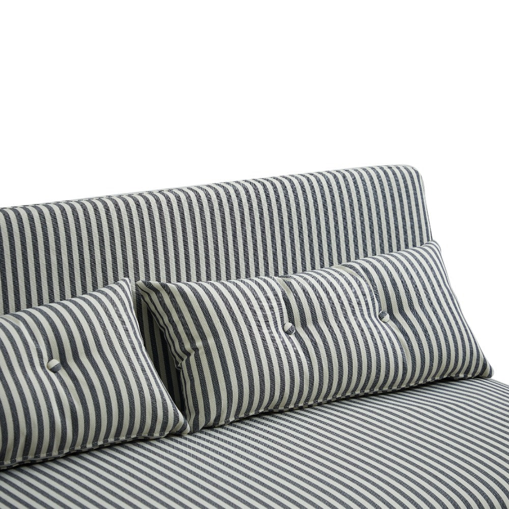 Jola Large Velvet Foldable 2 Seater Sofa Bed with Pillows