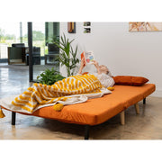 Jola Velvet Foldable 2 Seater Sofa Bed