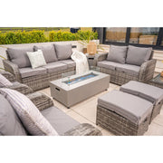 Outdoor 42 inchRect Gas Fire Pit with Gas Bottle Storage
