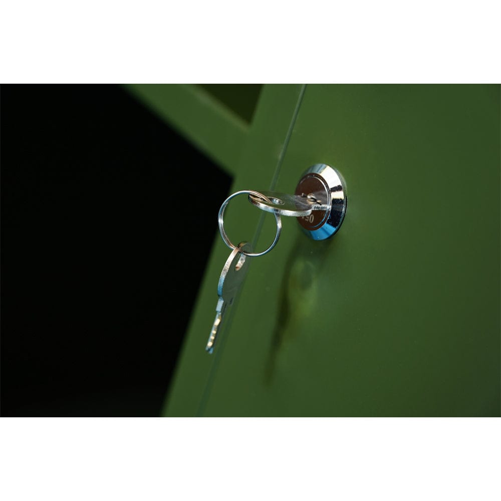 Lokki® 2 Doors Wardrobe Storage Locker cabinet With Adjustable Shelf