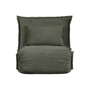 Lola Corduroy Foldable Sofa Bed with Pillows