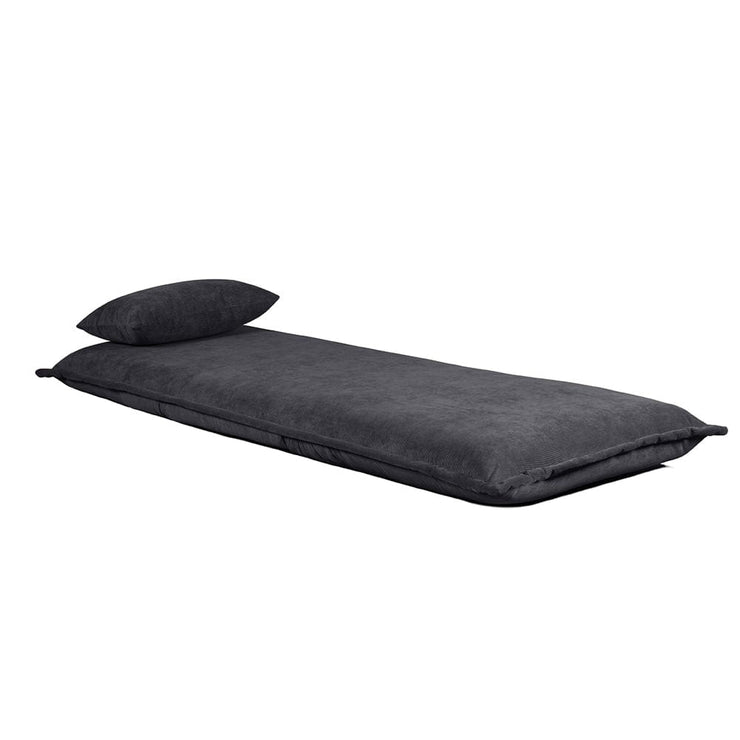 Lola Corduroy Foldable Sofa Bed with Pillows