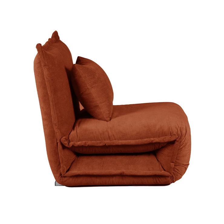 Lola Corduroy Foldable Sofa Bed with Pillows