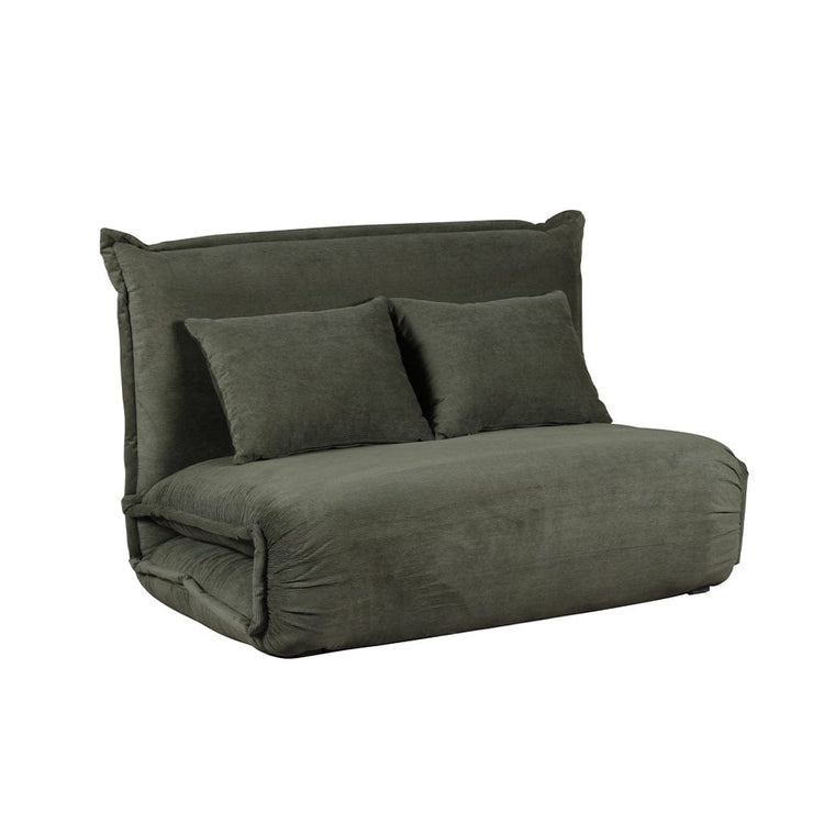 Lola Corduroy Foldable Sofa Bed with Pillows