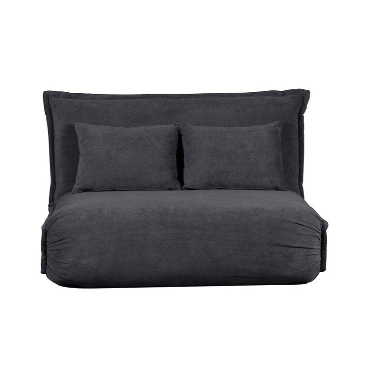 Lola Corduroy Foldable Sofa Bed with Pillows