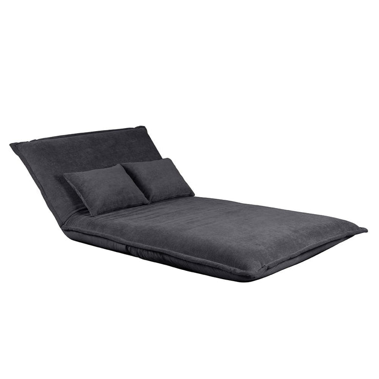 Lola Corduroy Foldable Sofa Bed with Pillows