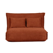 Lola Corduroy Foldable Sofa Bed with Pillows