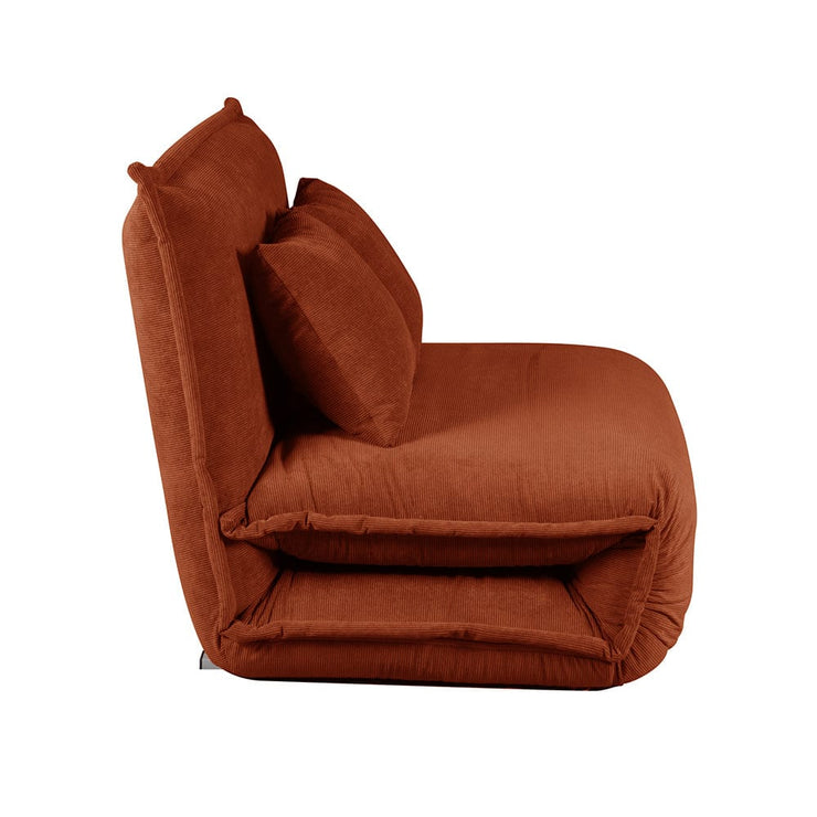 Lola Corduroy Foldable Sofa Bed with Pillows