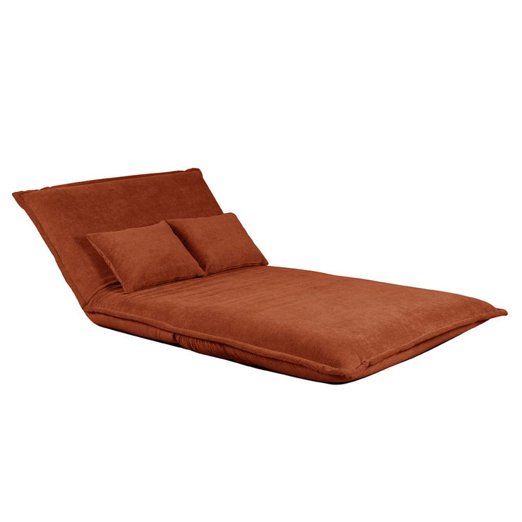 Lola Corduroy Foldable Sofa Bed with Pillows