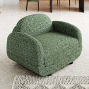Luca Boucle 3+1 Sofa Set With Wooden Leg