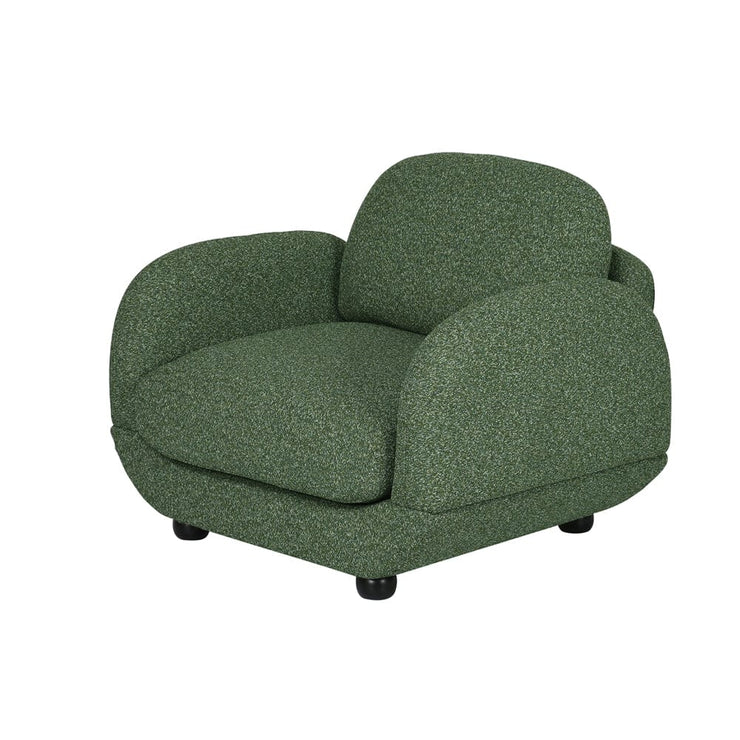 Luca Boucle 3+1 Sofa Set With Wooden Leg